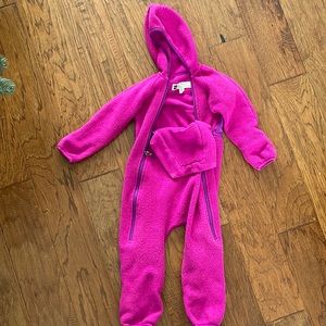 18 month MEC Ursus Bunting Fleece Pink